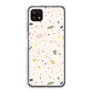 CaseCompany Terrazzo N°21: Samsung Galaxy A22 5G Transparant Hoesje
