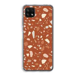 CaseCompany Terrazzo N°22: Samsung Galaxy A22 5G Transparant Hoesje