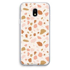 CaseCompany Terrazzo N°18: Samsung Galaxy J3 (2017) Transparant Hoesje