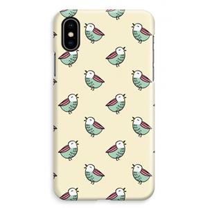 CaseCompany Vogeltjes: iPhone XS Max Volledig Geprint Hoesje