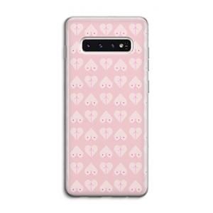 CaseCompany Ass 'n Titties: Samsung Galaxy S10 4G Transparant Hoesje