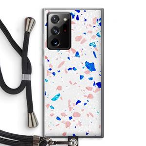 CaseCompany Terrazzo N°6: Samsung Galaxy Note 20 Ultra / Note 20 Ultra 5G Transparant Hoesje met koord