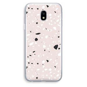 CaseCompany Terrazzo N°20: Samsung Galaxy J3 (2017) Transparant Hoesje