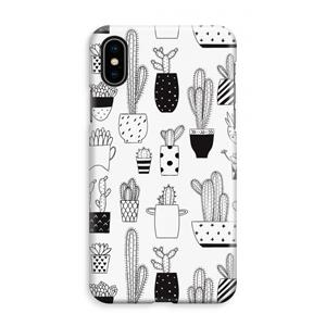 CaseCompany Cactusmotief: iPhone XS Max Volledig Geprint Hoesje