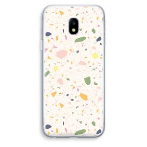 CaseCompany Terrazzo N°21: Samsung Galaxy J3 (2017) Transparant Hoesje