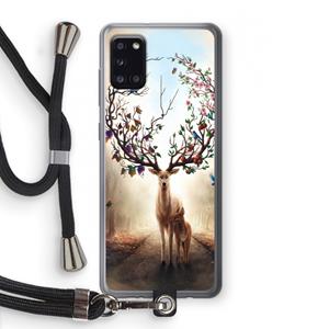 CaseCompany Seasons Change: Samsung Galaxy A31 Transparant Hoesje met koord
