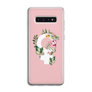 CaseCompany Venus: Samsung Galaxy S10 4G Transparant Hoesje