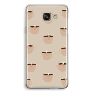 CaseCompany Morning coffee: Samsung Galaxy A5 (2016) Transparant Hoesje
