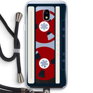 CaseCompany Here's your tape: Samsung Galaxy J3 (2017) Transparant Hoesje met koord