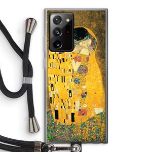 CaseCompany Der Kuss: Samsung Galaxy Note 20 Ultra / Note 20 Ultra 5G Transparant Hoesje met koord