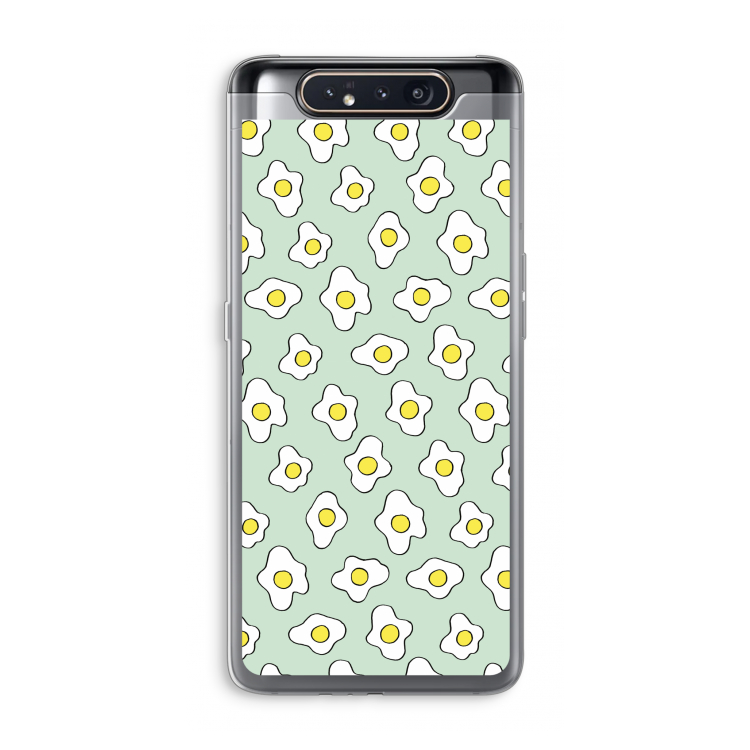 CaseCompany Spiegeleitjes: Samsung Galaxy A80 Transparant Hoesje