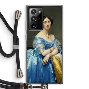 CaseCompany Eleonore: Samsung Galaxy Note 20 Ultra / Note 20 Ultra 5G Transparant Hoesje met koord