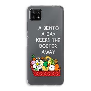 CaseCompany Bento a day: Samsung Galaxy A22 5G Transparant Hoesje