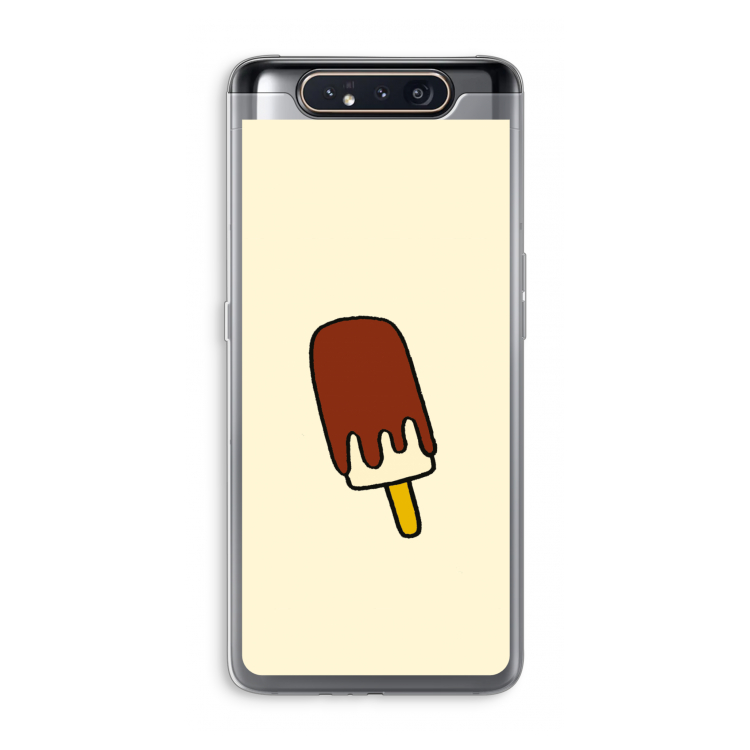 CaseCompany Frisco: Samsung Galaxy A80 Transparant Hoesje