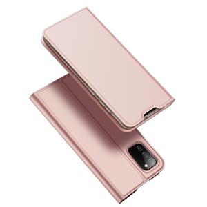 Slim bookcase hoes - Samsung Galaxy A02s - Rose Goud