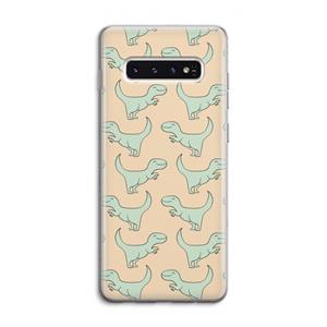 CaseCompany Dinos: Samsung Galaxy S10 4G Transparant Hoesje