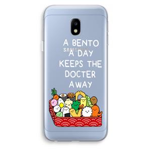 CaseCompany Bento a day: Samsung Galaxy J3 (2017) Transparant Hoesje