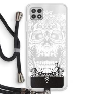 CaseCompany Seek & Destroy: Samsung Galaxy A22 4G Transparant Hoesje met koord