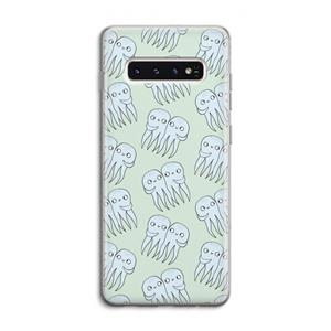 CaseCompany Octopussen: Samsung Galaxy S10 4G Transparant Hoesje