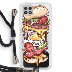 CaseCompany Diet Coke Please: Samsung Galaxy A22 4G Transparant Hoesje met koord