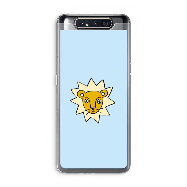 CaseCompany Kleine leeuw: Samsung Galaxy A80 Transparant Hoesje