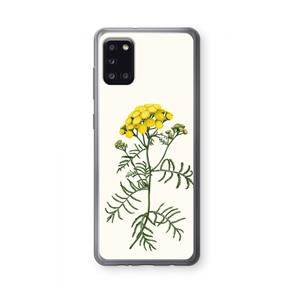 CaseCompany Tansy: Samsung Galaxy A31 Transparant Hoesje