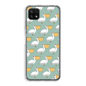 CaseCompany Pelican: Samsung Galaxy A22 5G Transparant Hoesje
