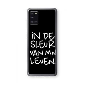 CaseCompany De Sleur: Samsung Galaxy A31 Transparant Hoesje