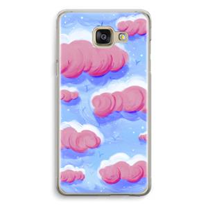 CaseCompany Roze wolken met vogels: Samsung Galaxy A5 (2016) Transparant Hoesje