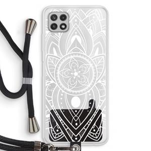 CaseCompany It's Complicated: Samsung Galaxy A22 4G Transparant Hoesje met koord
