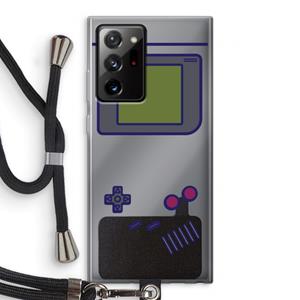 CaseCompany Game On: Samsung Galaxy Note 20 Ultra / Note 20 Ultra 5G Transparant Hoesje met koord
