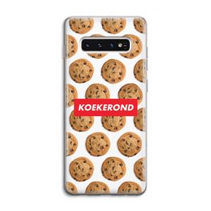 CaseCompany Koekerond: Samsung Galaxy S10 4G Transparant Hoesje