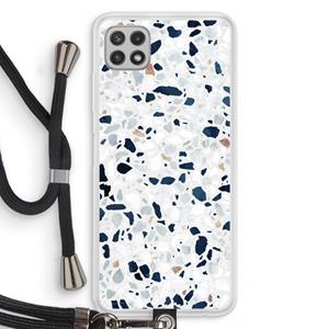 CaseCompany Terrazzo N°1: Samsung Galaxy A22 4G Transparant Hoesje met koord