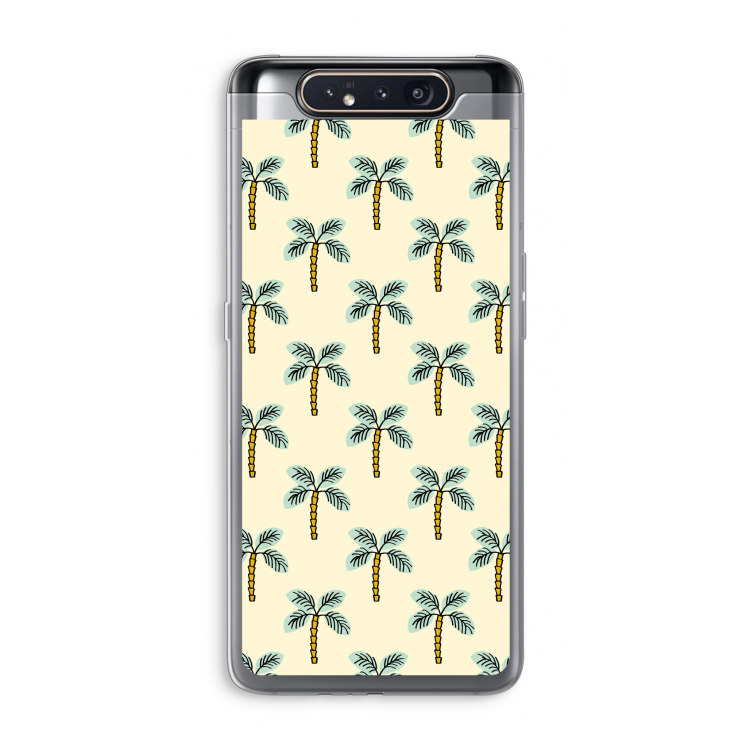 CaseCompany Paradise: Samsung Galaxy A80 Transparant Hoesje