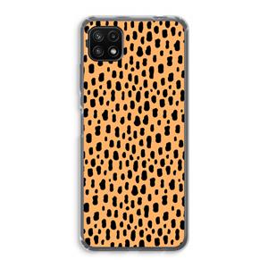 CaseCompany Panter: Samsung Galaxy A22 5G Transparant Hoesje