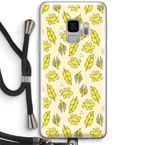 CaseCompany Herfst: Samsung Galaxy S9 Transparant Hoesje met koord