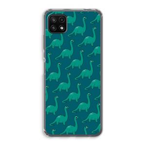 CaseCompany Diplodocus: Samsung Galaxy A22 5G Transparant Hoesje