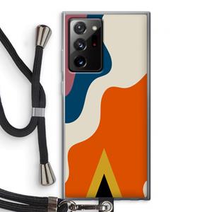 CaseCompany Noor A: Samsung Galaxy Note 20 Ultra / Note 20 Ultra 5G Transparant Hoesje met koord