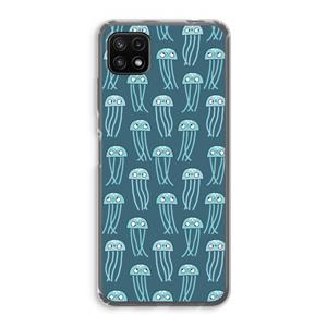 CaseCompany Kwallie: Samsung Galaxy A22 5G Transparant Hoesje