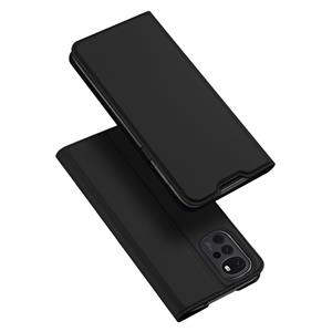 Slim bookcase hoes - Motorola Moto G200 - Zwart