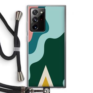 CaseCompany Noor B: Samsung Galaxy Note 20 Ultra / Note 20 Ultra 5G Transparant Hoesje met koord