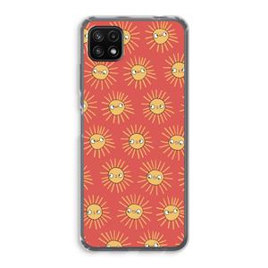 CaseCompany Zon: Samsung Galaxy A22 5G Transparant Hoesje