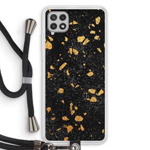 CaseCompany Terrazzo N°7: Samsung Galaxy A22 4G Transparant Hoesje met koord