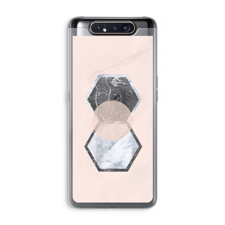 CaseCompany Creatieve toets: Samsung Galaxy A80 Transparant Hoesje
