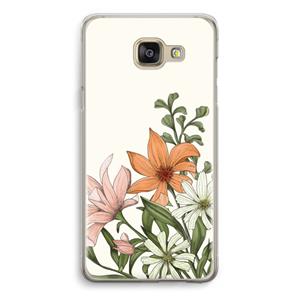 CaseCompany Floral bouquet: Samsung Galaxy A5 (2016) Transparant Hoesje