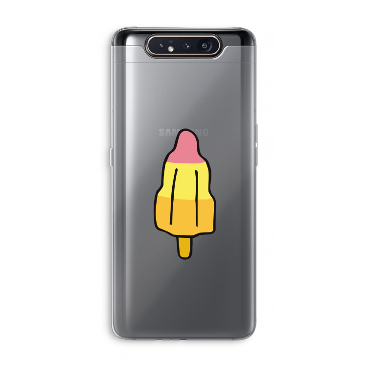 CaseCompany Raketijsje: Samsung Galaxy A80 Transparant Hoesje