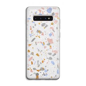 CaseCompany Terrazzo N°8: Samsung Galaxy S10 4G Transparant Hoesje