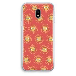 CaseCompany Zon: Samsung Galaxy J3 (2017) Transparant Hoesje