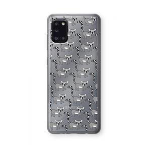 CaseCompany Makis: Samsung Galaxy A31 Transparant Hoesje