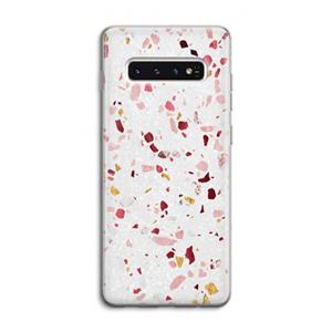 CaseCompany Terrazzo N°9: Samsung Galaxy S10 4G Transparant Hoesje